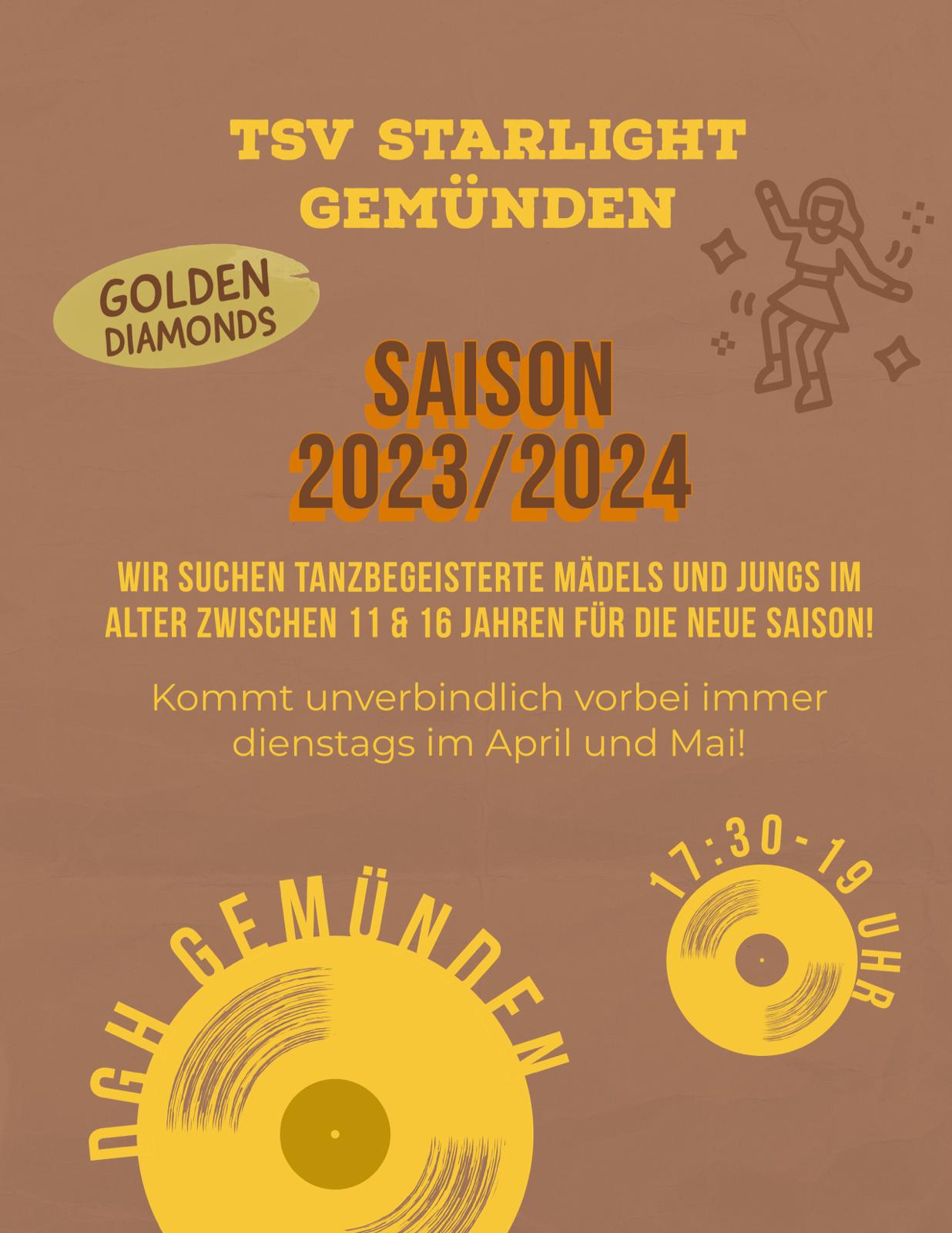 Golden Diamonds suchen Verstärkung